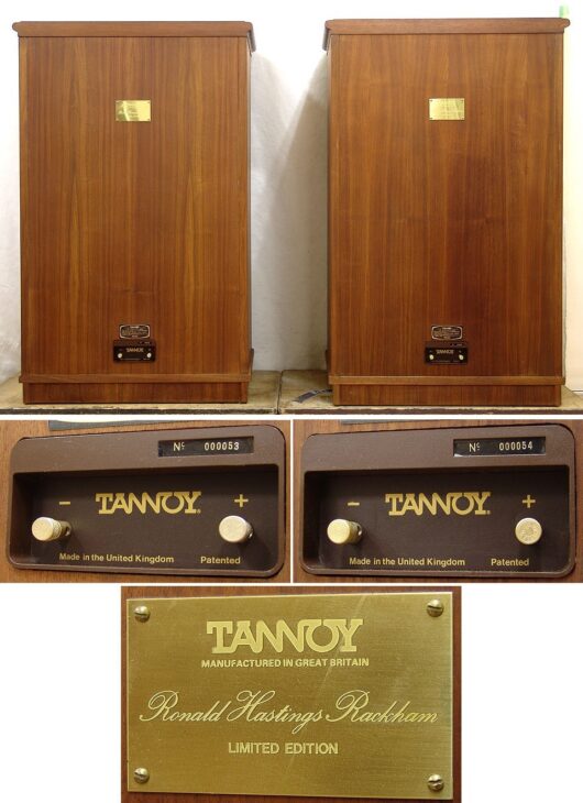 東京都文京区でTANNOY【RHR Ronald Hastings Rackham LIMITED EDITION】タンノイ リミテッド・エディション  フロア型 同軸型 2way 1スピーカーシステム ペアの買取をさせていただきました。 ｜オーディオ買取エイブイ